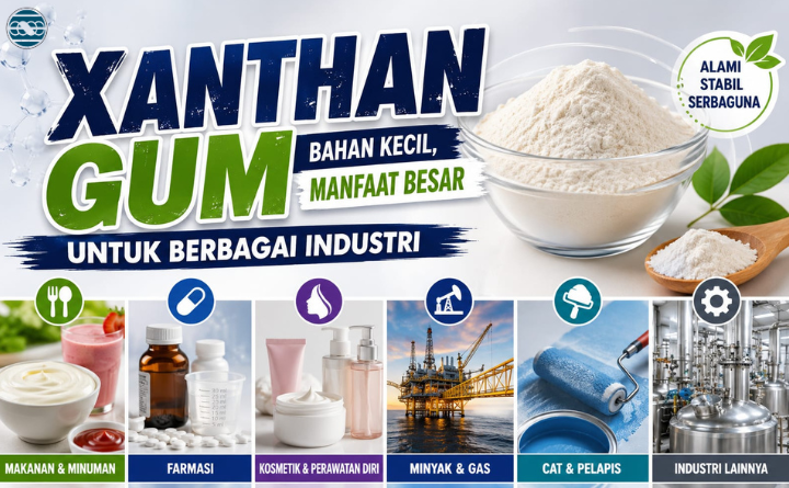 Xanthan Gum : Bahan Serbaguna yang Mengubah Industri Pangan hingga Farmasi Modern