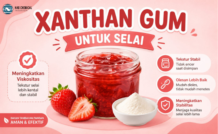 Xanthan Gum : Solusi Pengental dan Penstabil Tekstur Selai yang Efektif