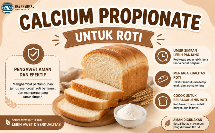 Inilah Alasan Roti Tahan Lama! Peran Calcium Propionate yang Jarang Diketahui