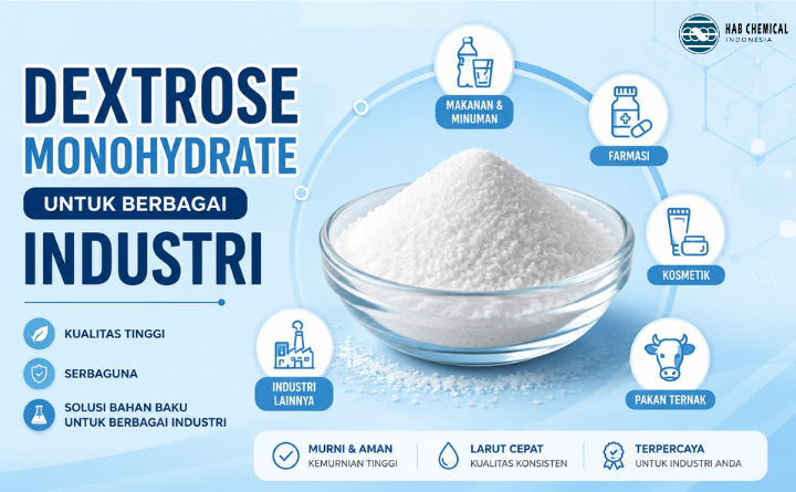 Dextrose Monohydrate : Bahan Multifungsi untuk Industri Masa Kini