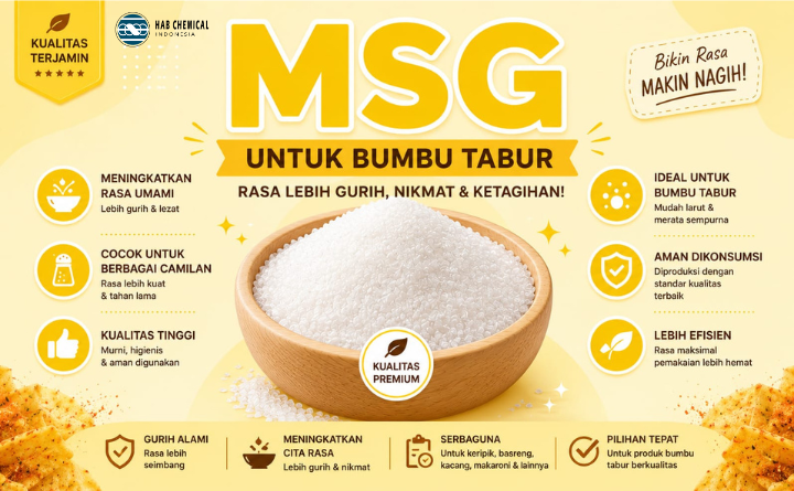 Bumbu Tabur Lebih Gurih dan Lezat? Gunakan MSG