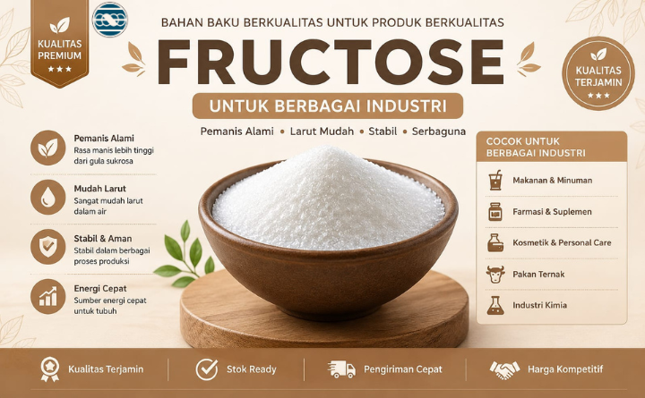 Mengenal Fructose: Pemanis Serbaguna untuk Berbagai Sektor Industri