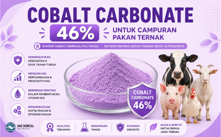 Feed Grade Cobalt Carbonate 46% untuk Produktivitas Ternak yang Lebih Baik