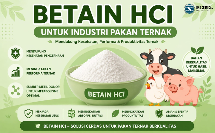 Maksimalkan Nutrisi Pakan dengan Betain HCI Berkualitas