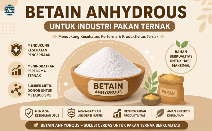 Gunakan Betain Anhydrous untuk Tambahan Nutrisi Pakan Ternak Berkualitas
