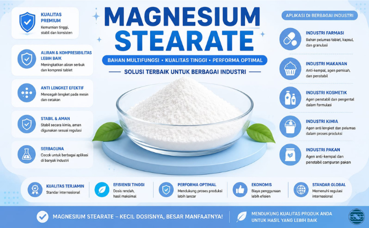 Kecil Dosisnya Besar Manfaatnya Gunakan Magnesium Stearate