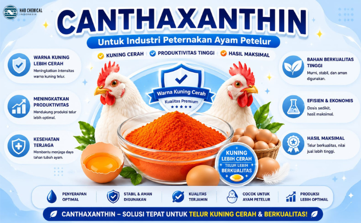 Warna Telur Lebih Menarik? Gunakan Canthaxanthin