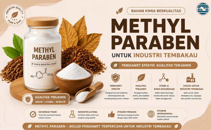 Methyl Paraben untuk Rokok dan Tembakau Olahan : Fungsi dan Manfaatnya